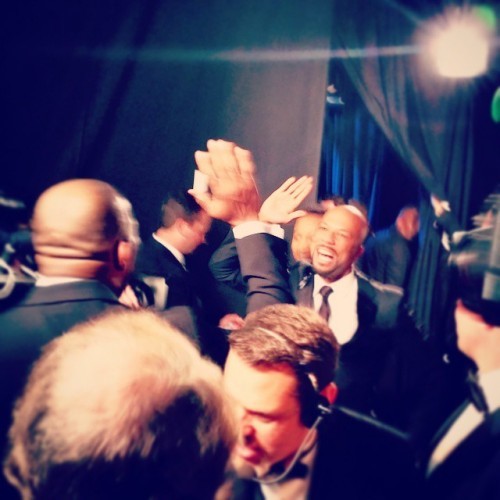 The moment after they won #oscars