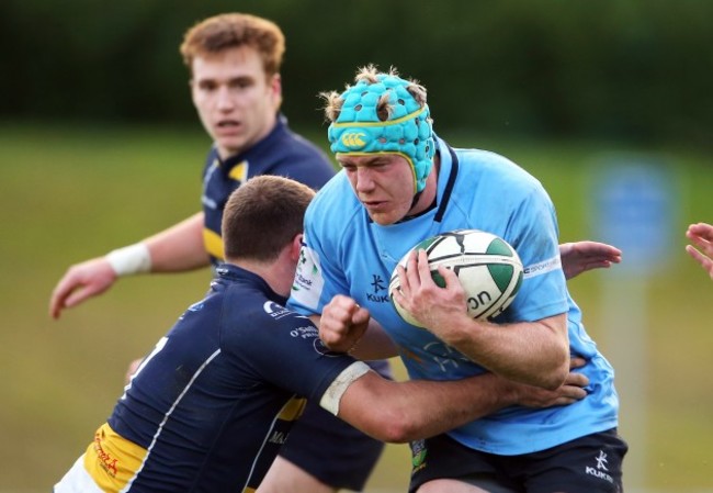 Conor Gilsenan is tackled by Ryan Murphy