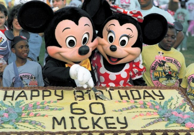 Mickey Mouse and Minnie