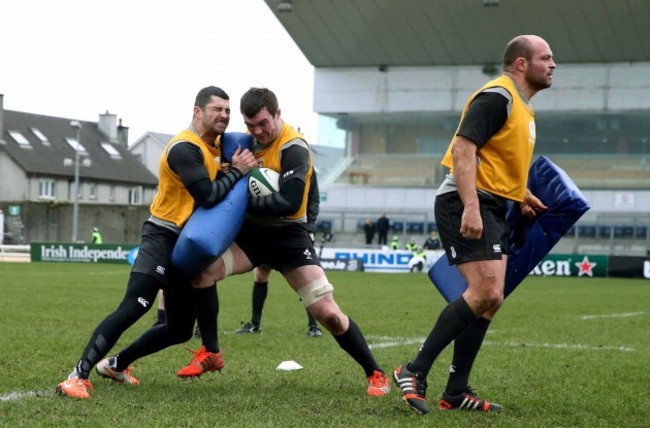 Rob Kearney and Peter O'Mahony