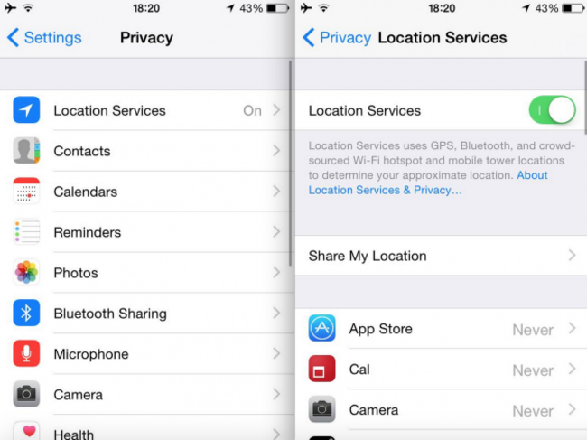 iOS Location Services