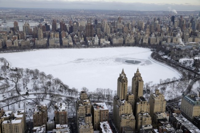 NYC Aerials Winter Weather