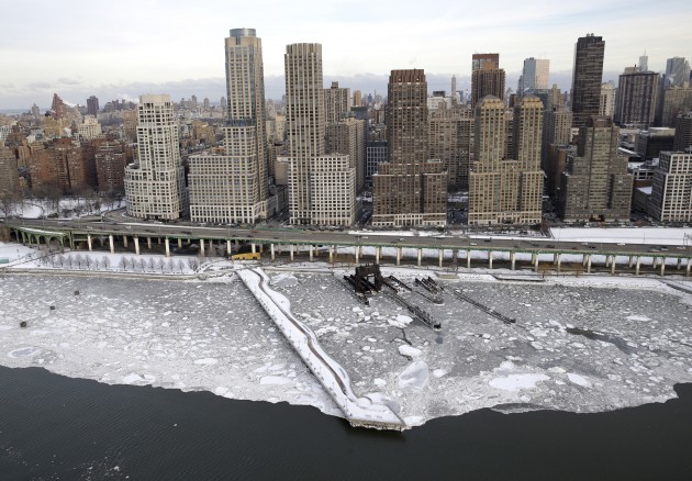 NYC Aerials Winter Weather
