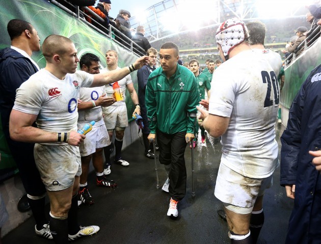 Simon Zebo after the match