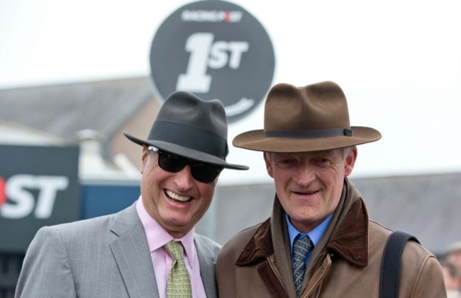 Rich Ricci and Willie Mullins celebrate winning