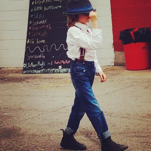 Tiny hipster, or Amish child? You decide... #sxsw
