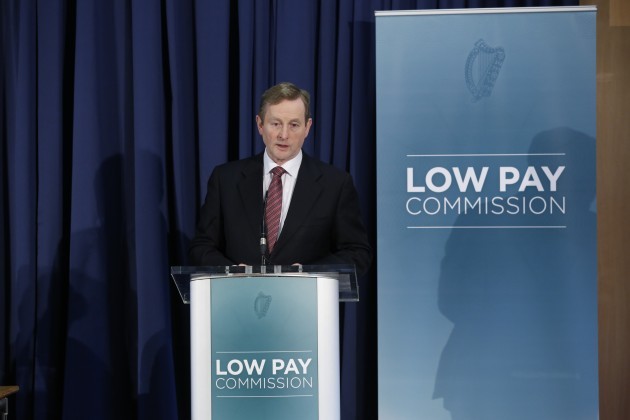 Low Pay Commission. Pictured is An Taoi