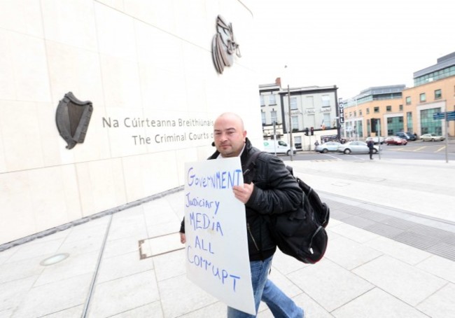 File Photo Derek Byrne is on Hunger Strike.