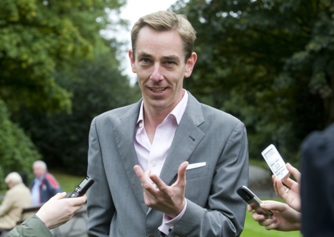 28/9/2010. Ryan Tubridy Talking to the media