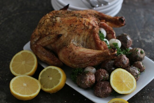 Food American Table Grilled Chicken