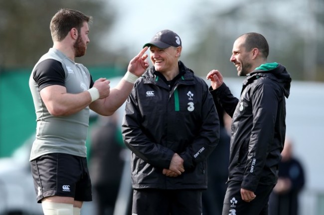 Sean O'Brien, Joe Schmidt and Jason Cowman