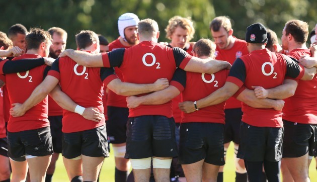 Rugby Union - 2015 RBS Six Nations - Ireland v England - England Training Session - Pennyhill Park Hotel