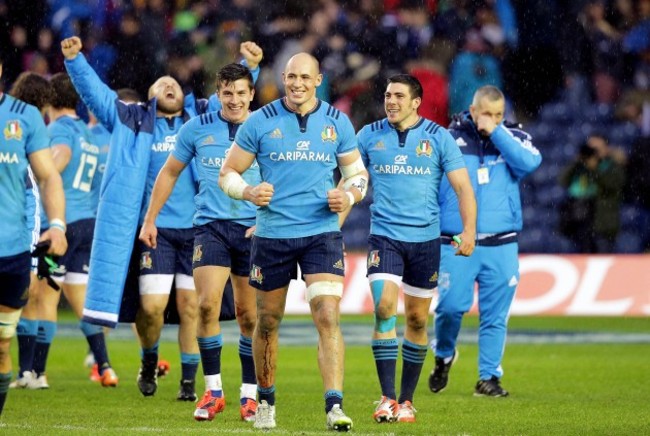 Sergio Parisse savours victory