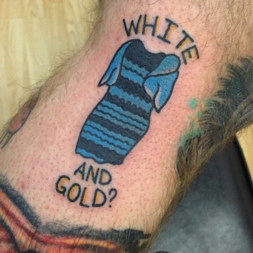 Did this tonight! #teamwhiteandgold #thedress