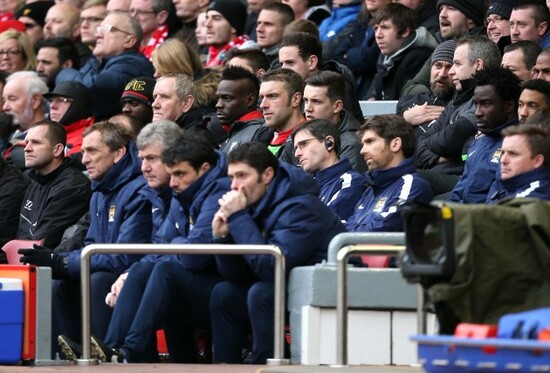 Soccer - Barclays Premier League - Liverpool v Manchester City - Anfield