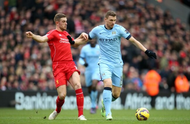 Soccer - Barclays Premier League - Liverpool v Manchester City - Anfield