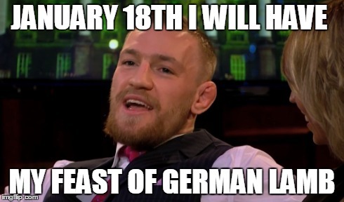 Mcgregor German Lamb meme