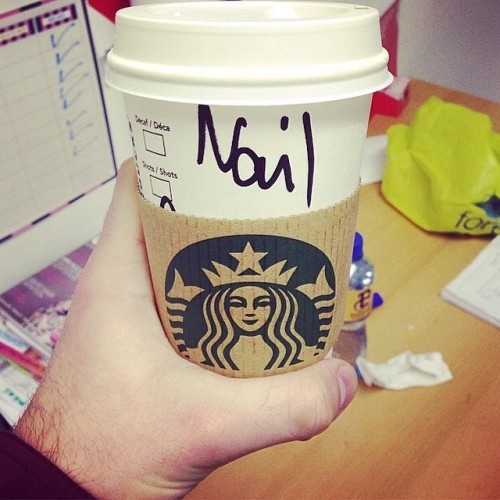 This is the final nail in Niall's Starbucks coffin! @nially_cyrus #irishnameproblems #irish #niall #starbucks #starbucksproblems #irishnames #starbucksdaily