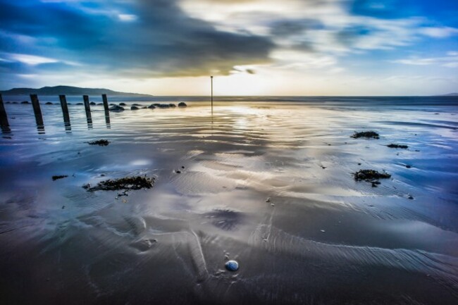 Sunrise in Bull Island, Dublin, Ireland