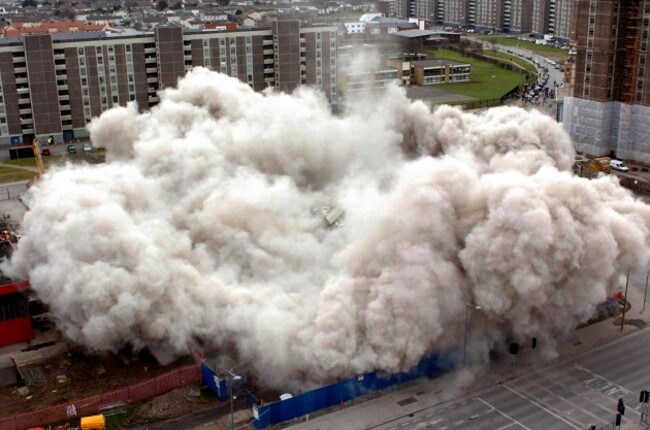 McDermott Tower demolition