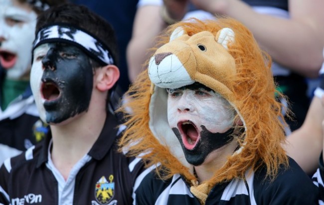 Cistercian College Roscrea students cheer on their school