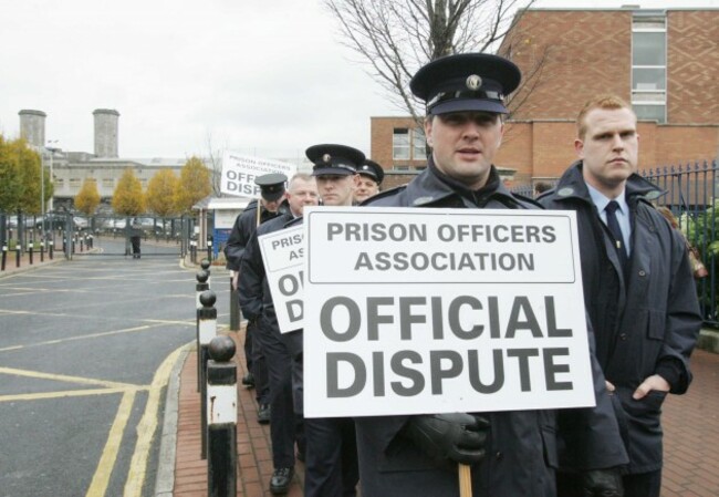 File Pics The POA earlier said it will recommend that prison officers go on strike if the Government imposes any further pay cuts on them.