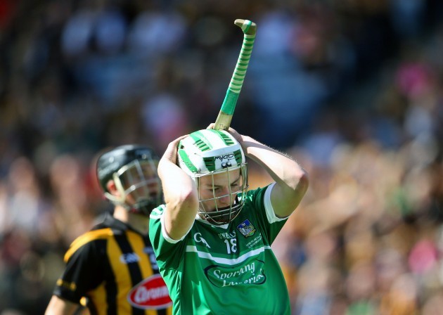 Conor Fitzgerald reacts to a missed scoring chance