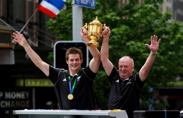 Rugby Union - Rugby World Cup 2011 - New Zealand Victory Parade - Auckland