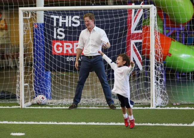 Prince Harry visit to Brazil - Day 2