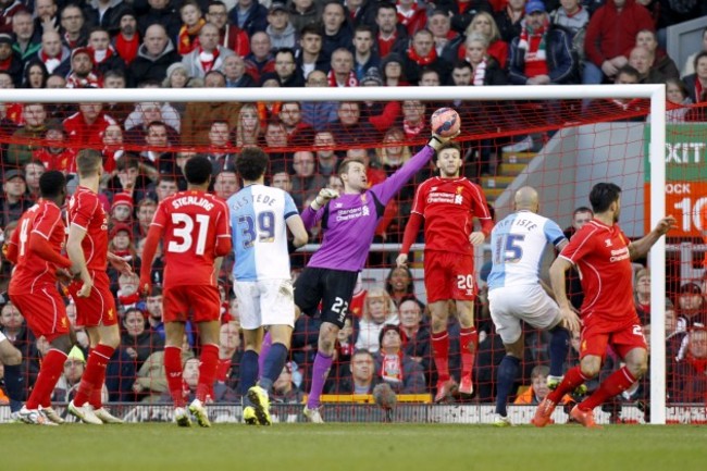 Soccer - FA Cup - Sixth Round - Liverpool v Blackburn Rovers - Anfield