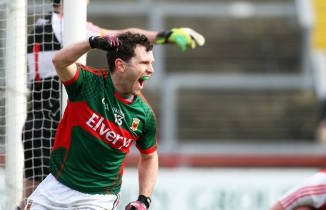 Mark Donaldson celebrates his goal