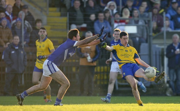 Conor Gleeson in action against John Galvin