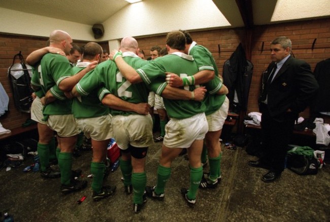 Warren Gatland and team 2001