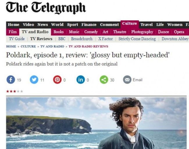 poldark telegraph