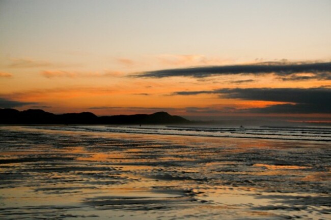 Enniscrone Beach at Dusk