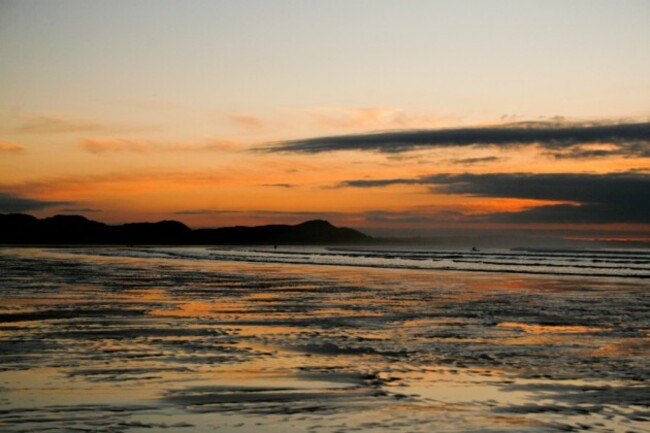 Enniscrone Beach at Dusk