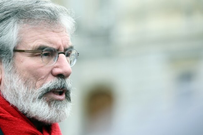 Gerry Adams Dail Scenes