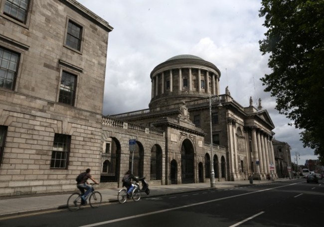 Dublin Scenes. Pictured the Four Courts