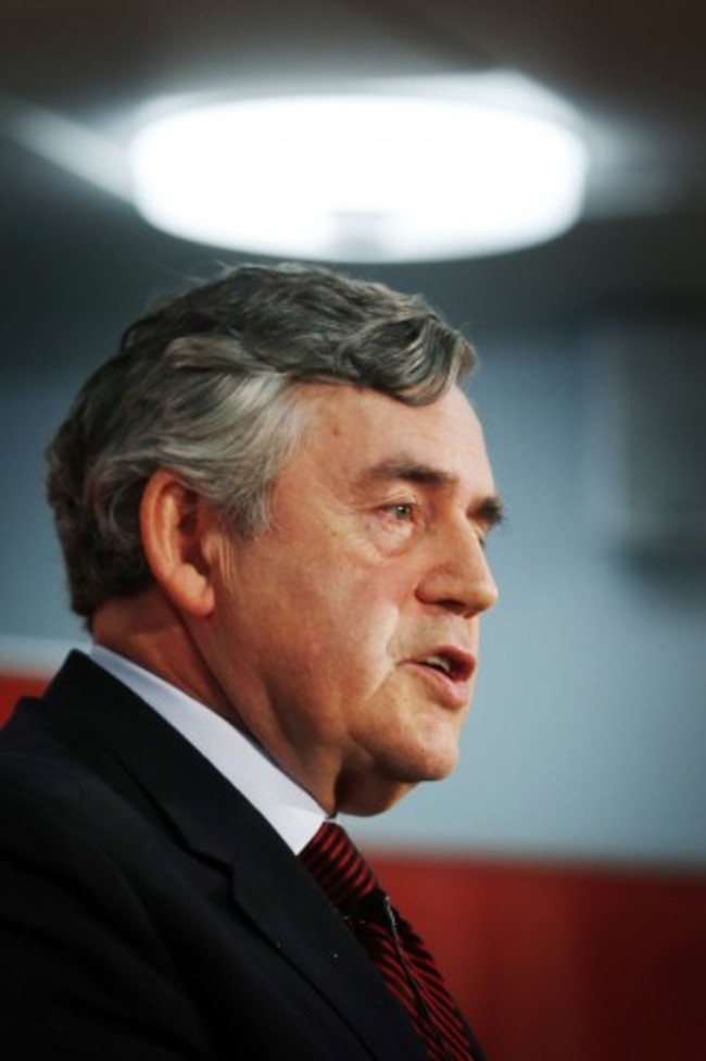 Gordon Brown retirement