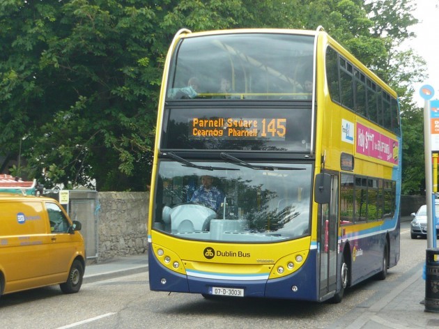145 Bus on route