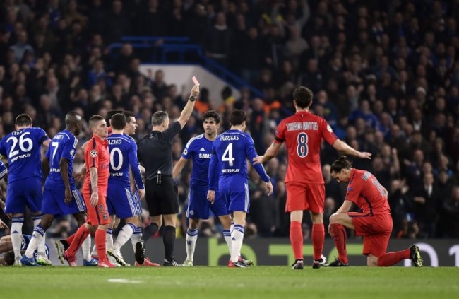 Soccer - UEFA Champions League - Round of 16 - Second Leg - Chelsea v Paris St Germain - Stamford Bridge