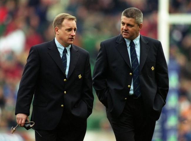 Eddie O'Sullivan and Warren Gatland 5/2/2000