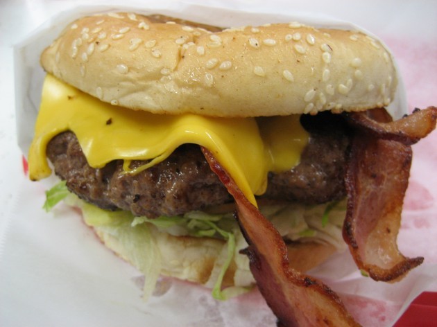 Nau's Enfield Drug - Large Bacon Cheeseburger