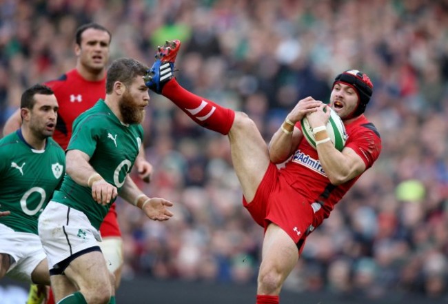 Gordon D'Arcy with Leigh Halfpenny