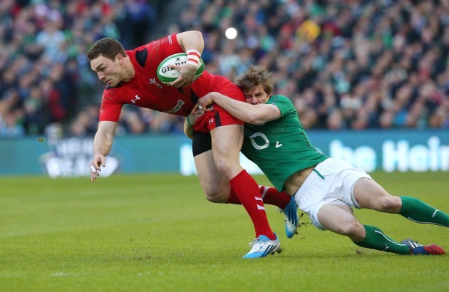 George North and Andrew Trimble