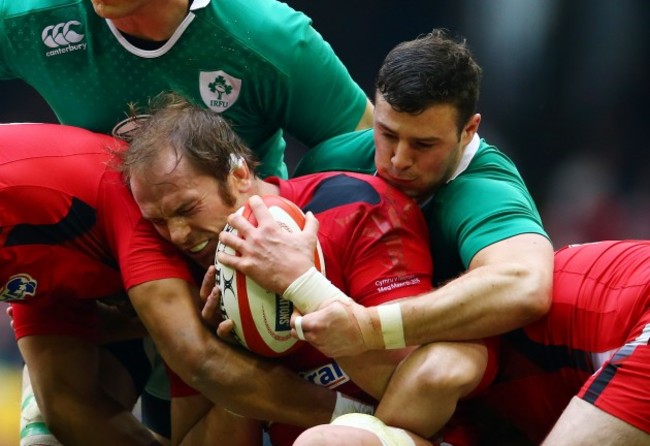 Alun Wyn Jones and Robbie Henshaw