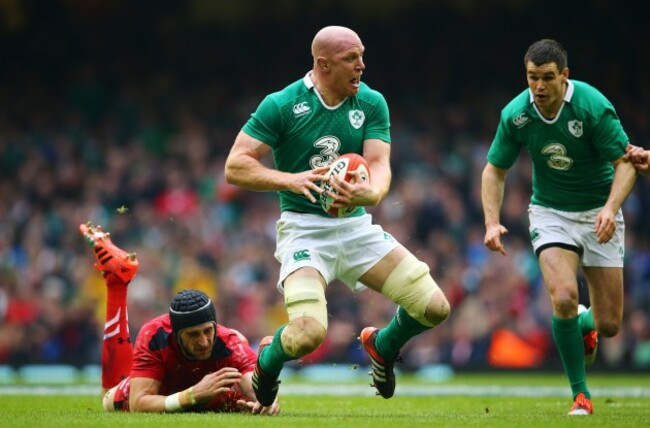 Luke Charteris and Paul O'Connell