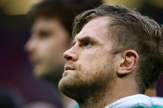 Jamie Heaslip after the game