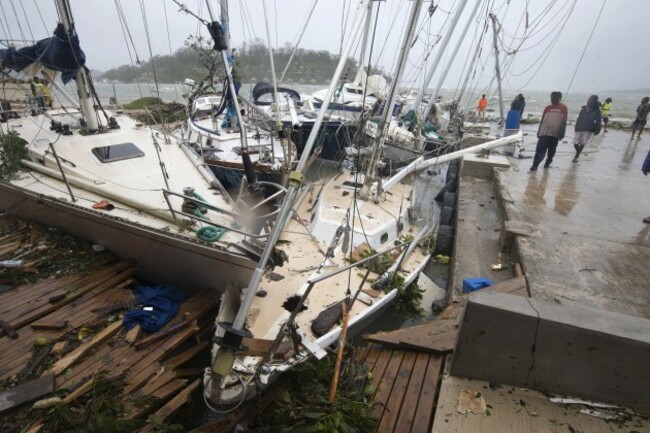 APTOPIX Vanuatu Cyclone Pam
