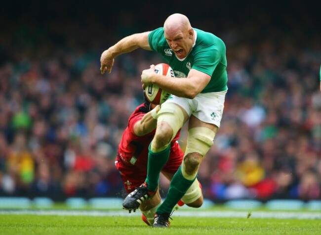 Luke Charteris and Paul O'Connell